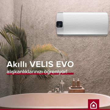 Eco Evo sayesinde Velis Evo elektrikli su ısıtıcıları